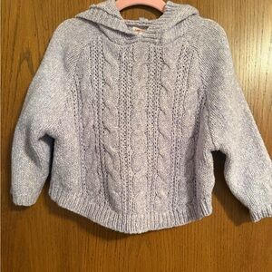 Cat & Jack Light Purple Cable Knit Sweater